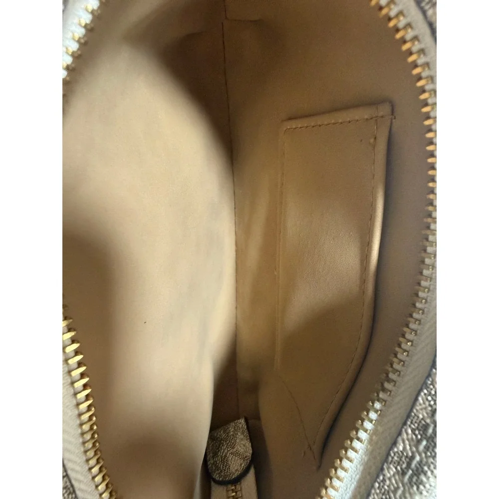 Michael Kors Metallic Gold Signature Logo Belt Bag Waist Pack Fanny Pack NWOT